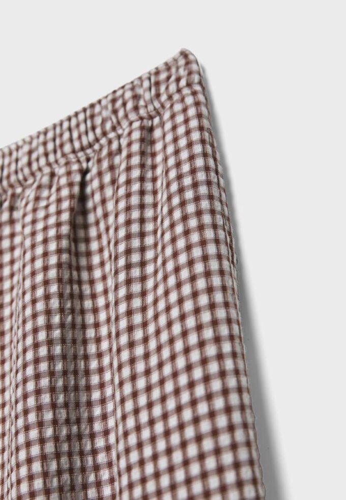 Pantalon ample en popeline