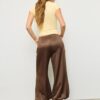 Pantalon ballon chic en satin
