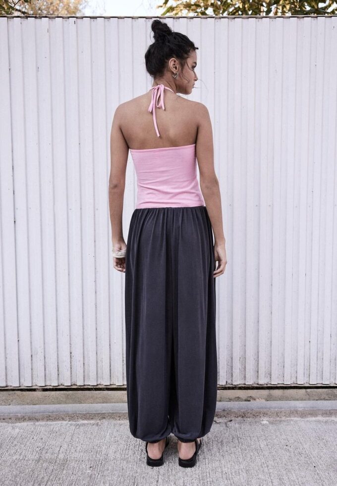 Pantalon ballon fluide au toucher doux Pantalon ballon fluide au toucher doux