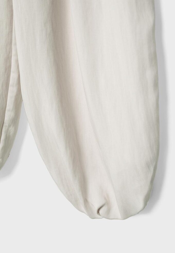 Pantalon bouffant à boucle