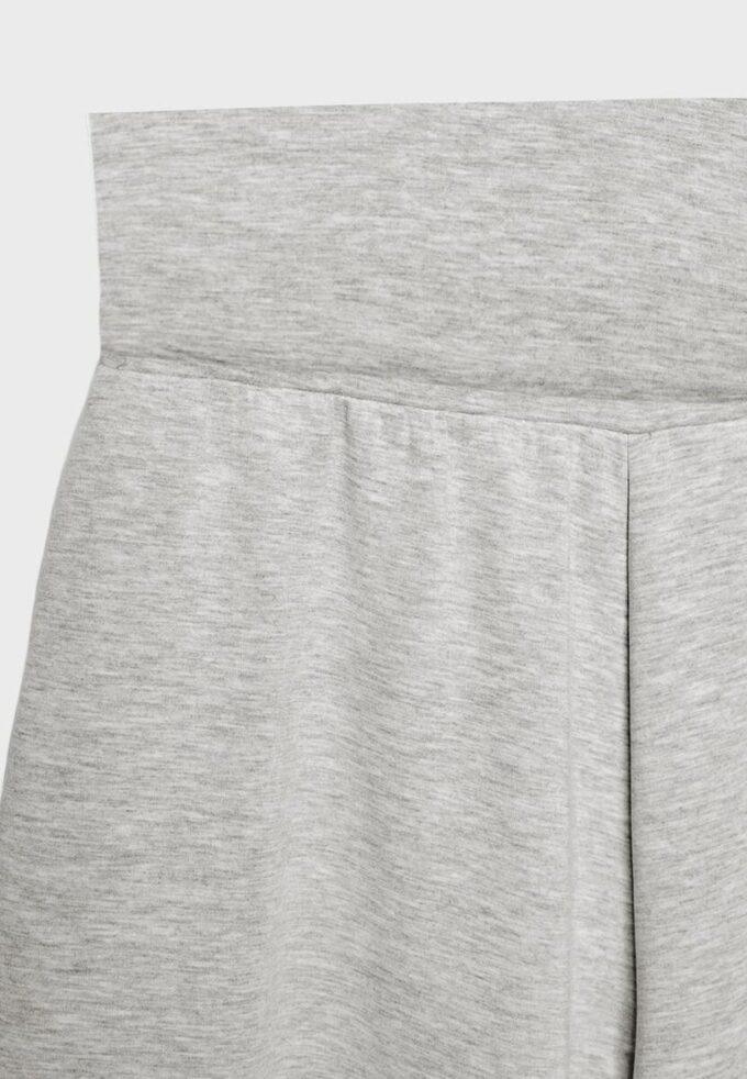 Pantalon de jogging ballon au toucher doux avec taille retroussée