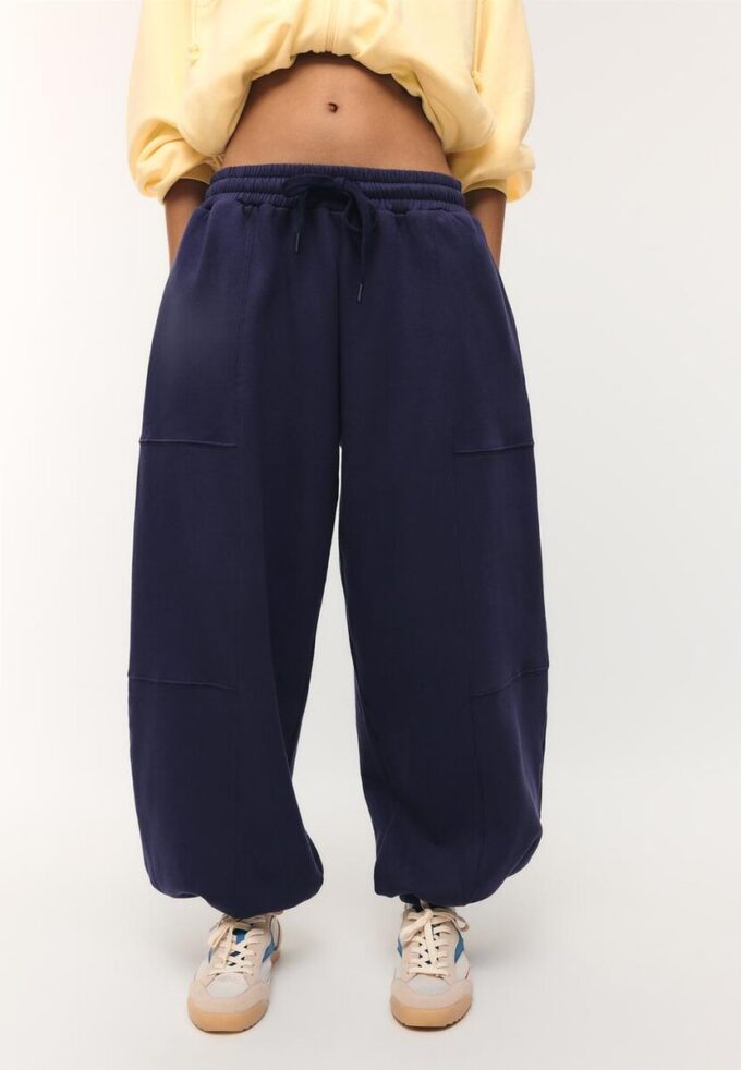 Pantalon de jogging bouffant en molleton