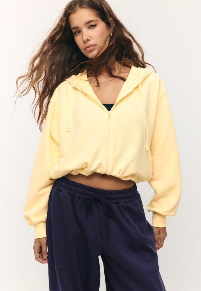 Pantalon de jogging bouffant en molleton