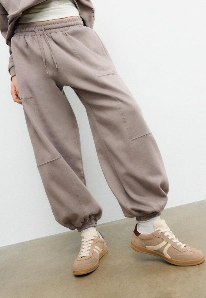 Pantalon de jogging bouffant en molleton