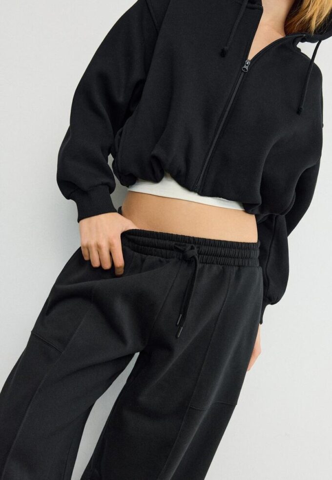 Pantalon de jogging bouffant en molleton