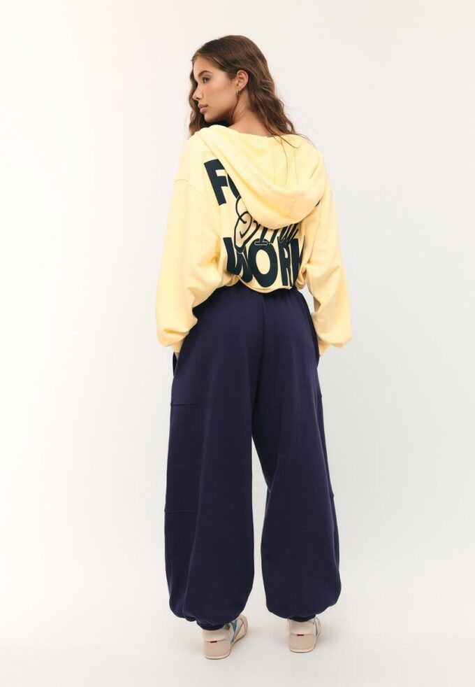 Pantalon de jogging bouffant en molleton