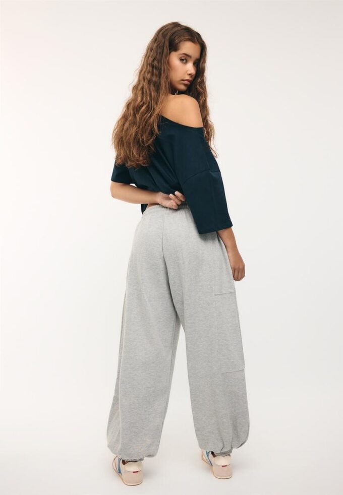 Pantalon de jogging bouffant en molleton