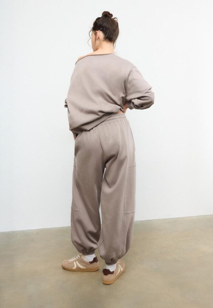 Pantalon de jogging bouffant en molleton