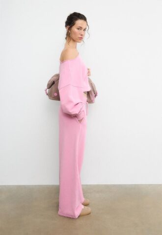 Pantalon de jogging droit effet délavé