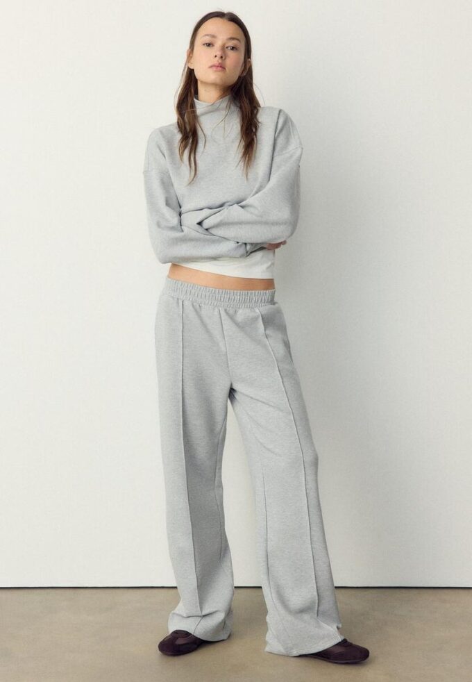 Pantalon de jogging en interlock avec toucher doux