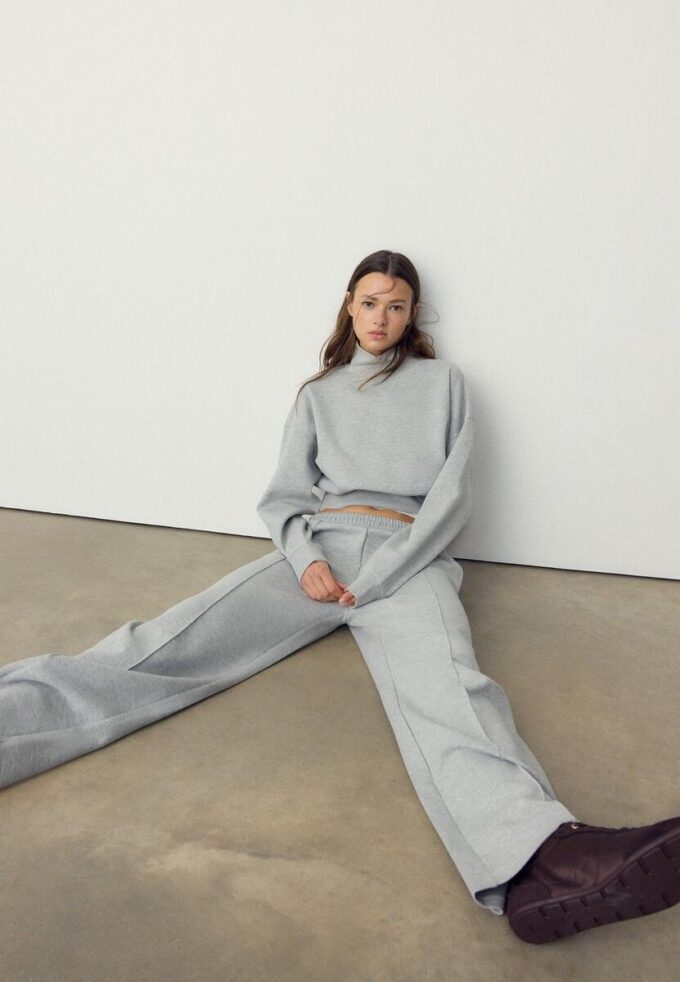 Pantalon de jogging en interlock avec toucher doux