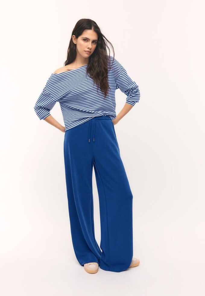 Pantalon de jogging palazzo au toucher doux