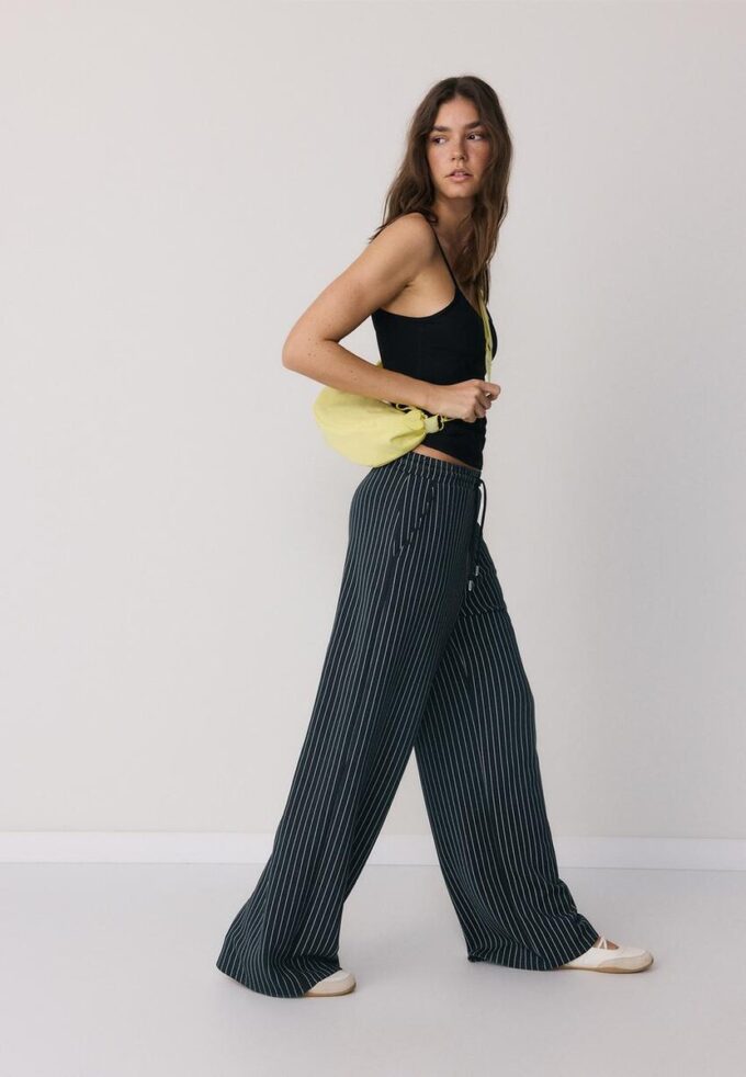 Pantalon de jogging palazzo au toucher doux