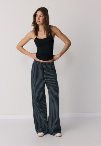 Pantalon de jogging palazzo au toucher doux