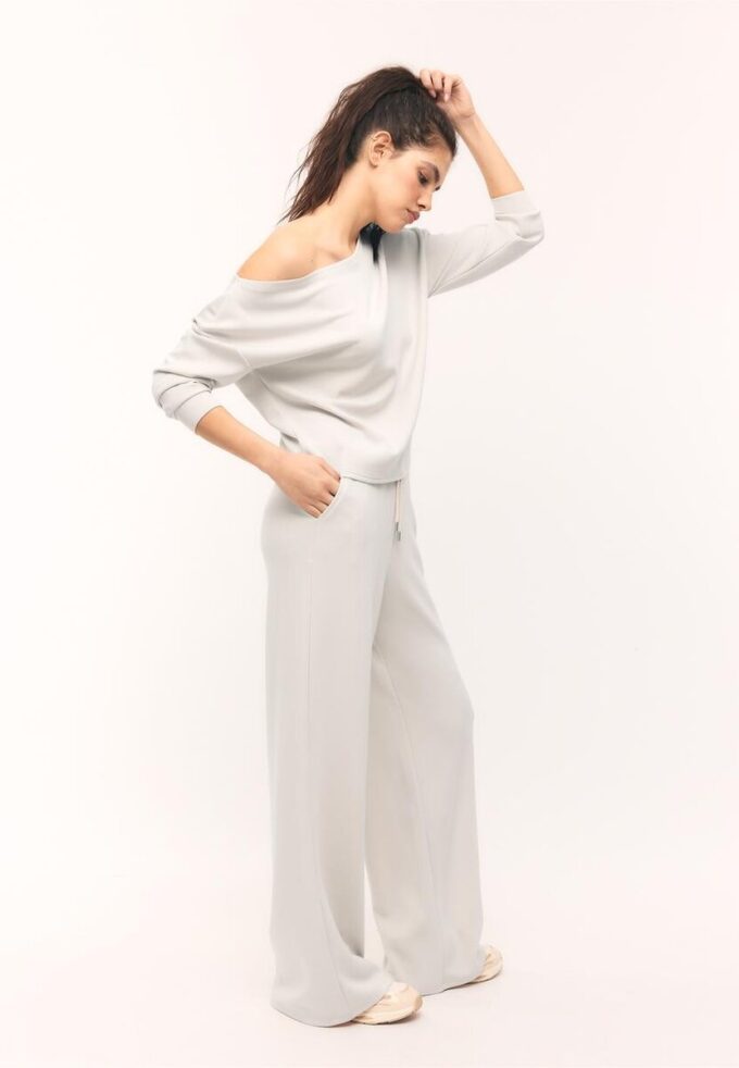 Pantalon de jogging palazzo au toucher doux