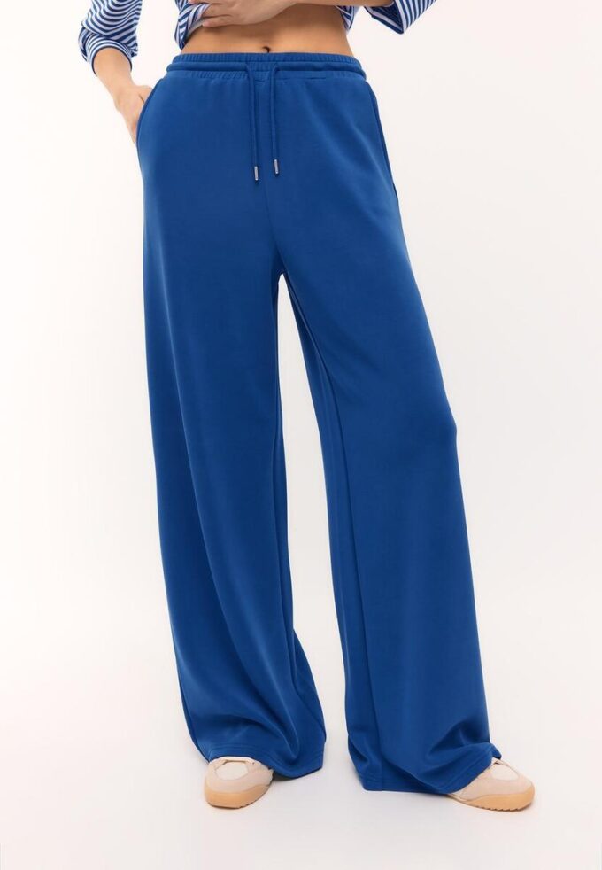 Pantalon de jogging palazzo au toucher doux