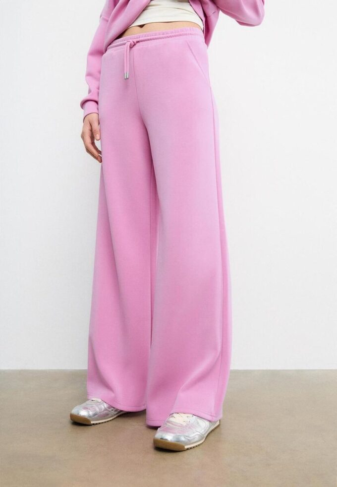 Pantalon de jogging palazzo au toucher doux