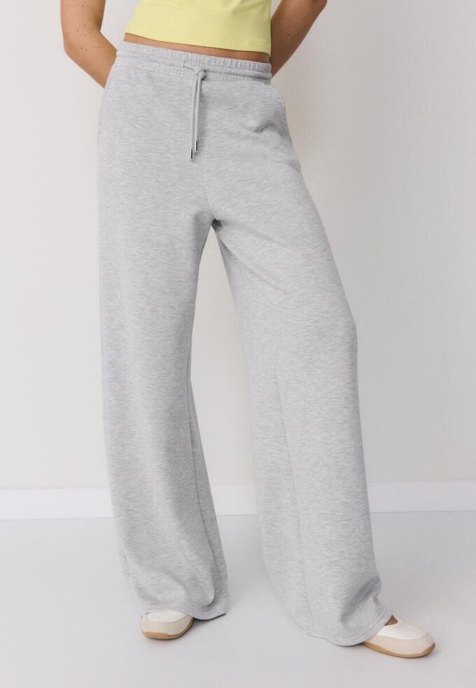 Pantalon de jogging palazzo au toucher doux