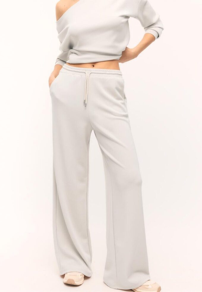 Pantalon de jogging palazzo au toucher doux