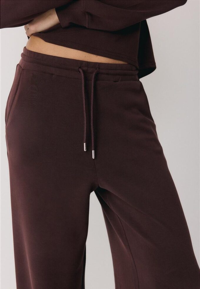 Pantalon de jogging palazzo au toucher doux