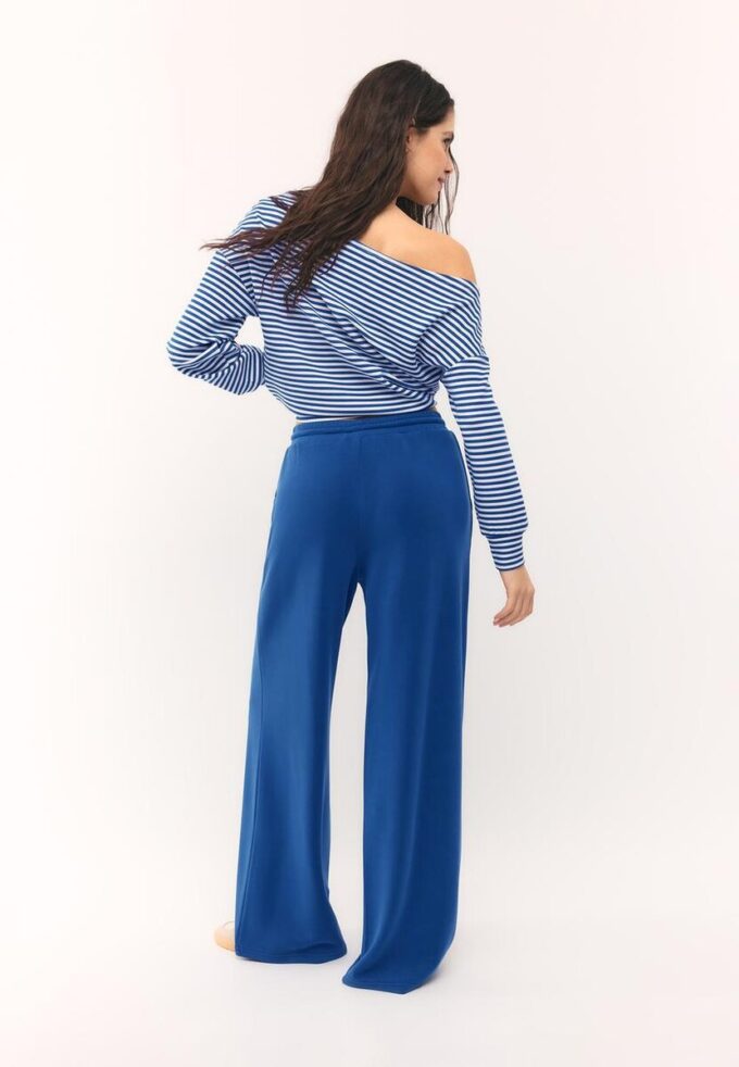 Pantalon de jogging palazzo au toucher doux