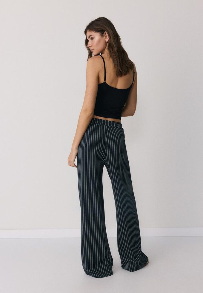 Pantalon de jogging palazzo au toucher doux