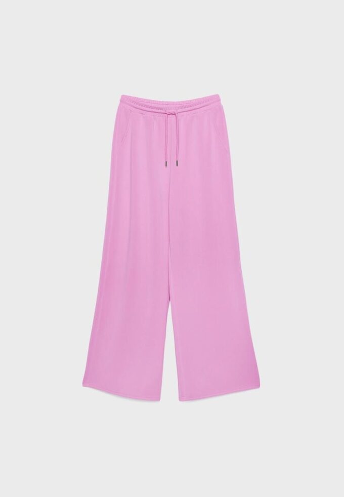 Pantalon de jogging palazzo au toucher doux