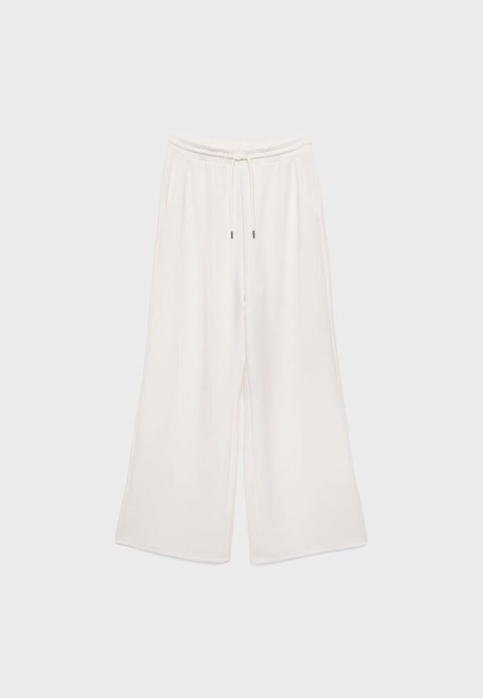 Pantalon de jogging palazzo au toucher doux