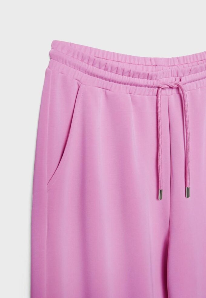 Pantalon de jogging palazzo au toucher doux