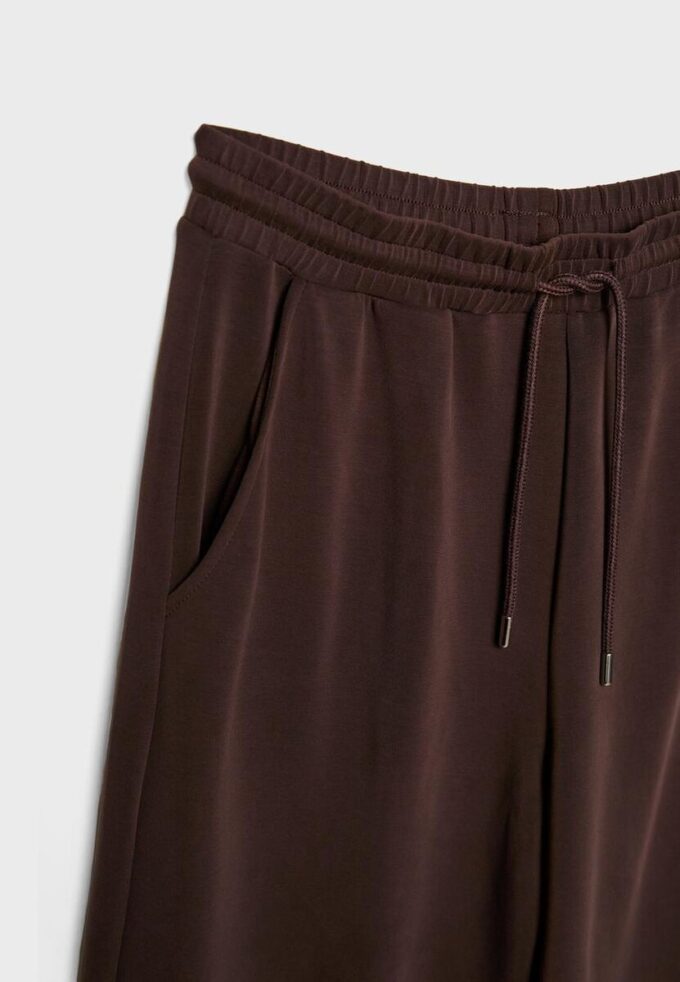 Pantalon de jogging palazzo au toucher doux