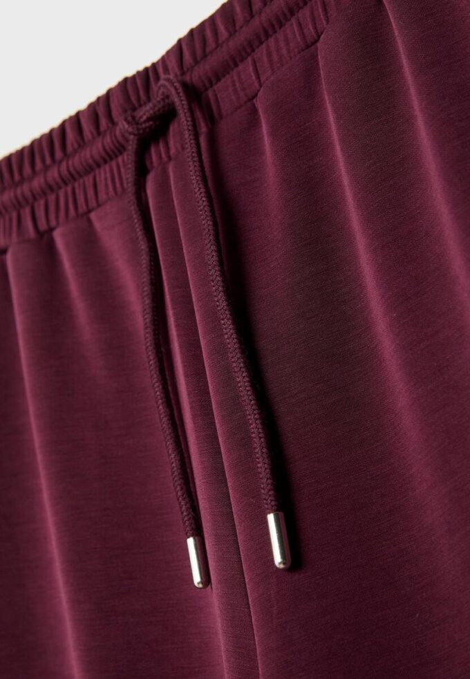 Pantalon de jogging palazzo au toucher doux