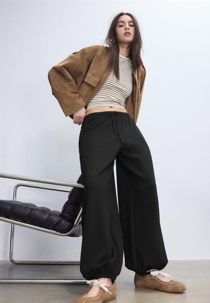 Pantalon de jogging à toucher doux Balloon