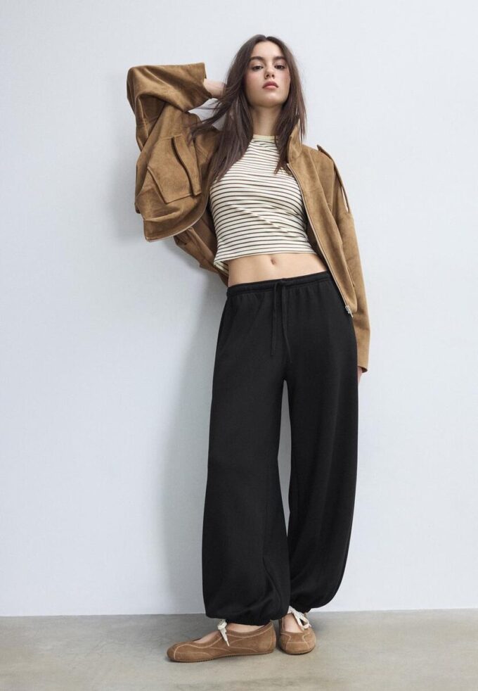 Pantalon de jogging à toucher doux Balloon