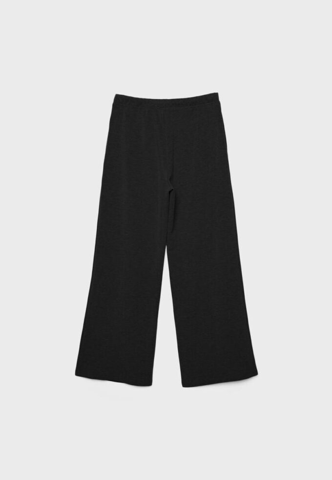 Pantalon de jogging Wide Leg en toucher doux avec détail de couture sur le devant