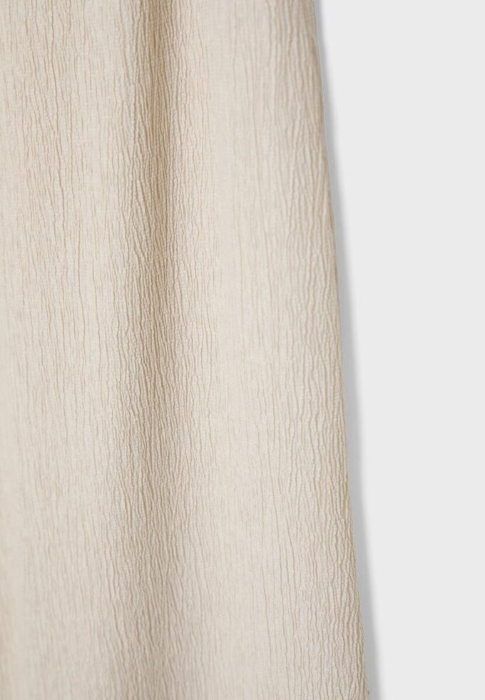 Pantalon droit à effet froissé