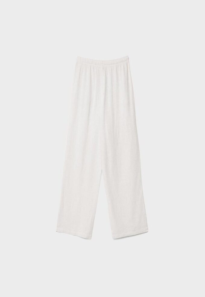 Pantalon fluide effet lin