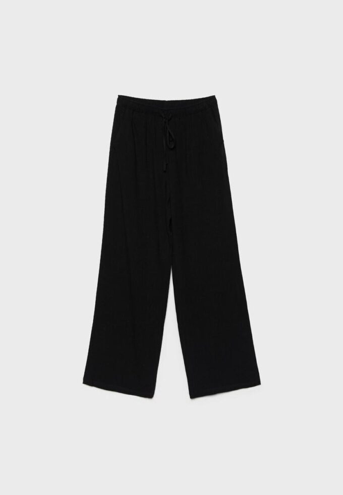 Pantalon fluide effet lin