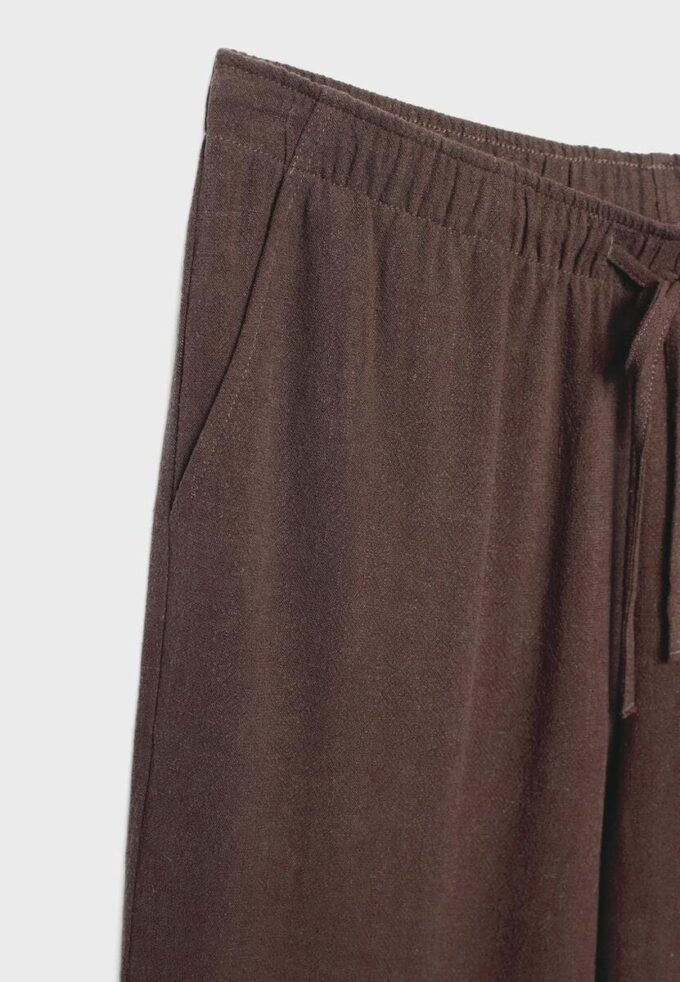 Pantalon fluide effet lin Pantalon fluide effet lin