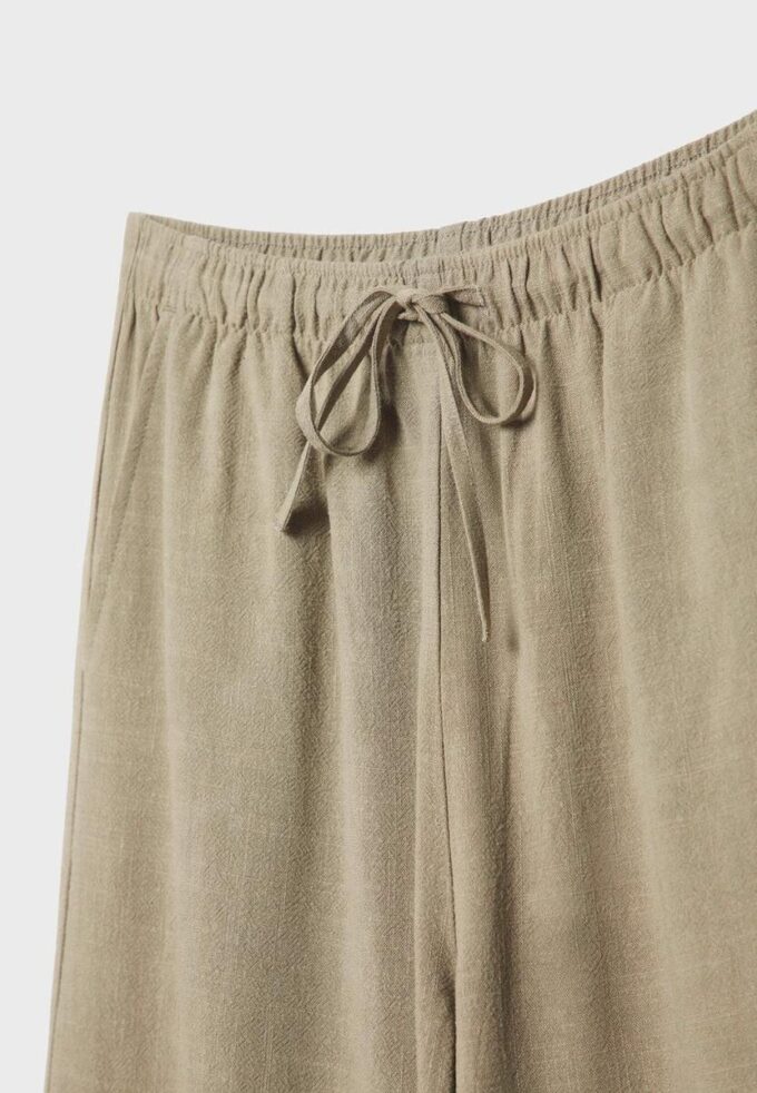 Pantalon fluide effet lin Pantalon fluide effet lin