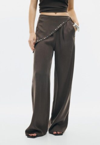 Pantalon foulard en lyocell