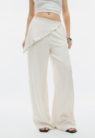 Pantalon foulard en lyocell