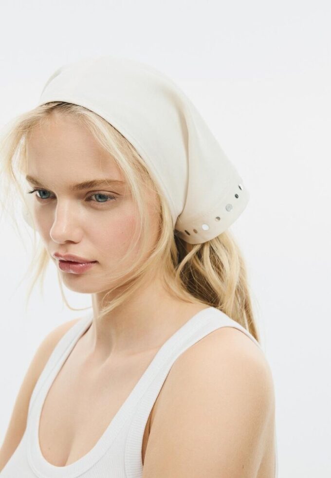 Pantalon foulard en lyocell