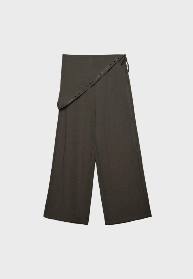 Pantalon foulard en lyocell