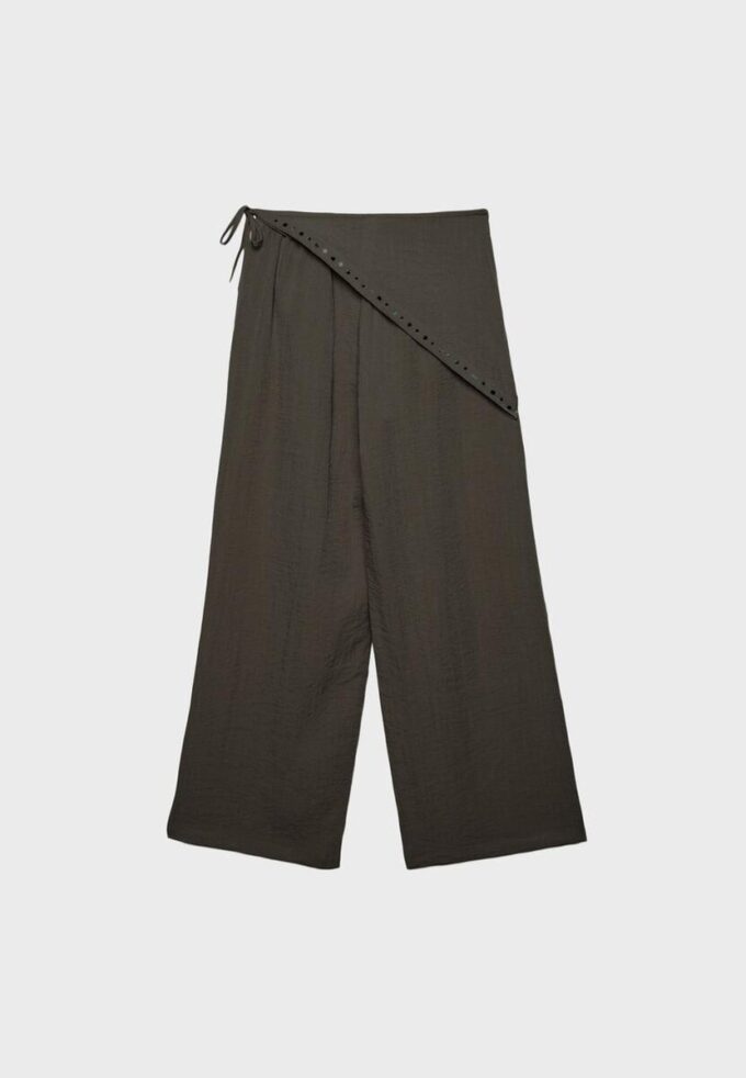 Pantalon foulard en lyocell