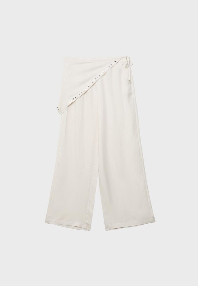 Pantalon foulard en lyocell