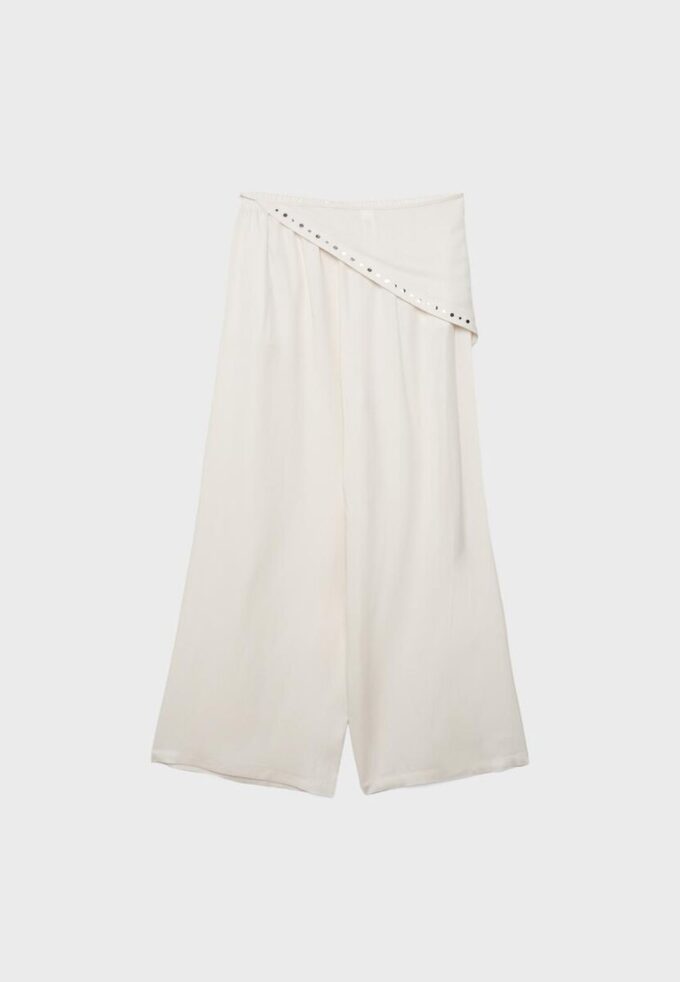 Pantalon foulard en lyocell