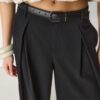 Pantalon à pinces Maxi avec ceinture