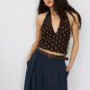 Pantalon à pinces Maxi avec ceinture