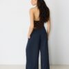 Pantalon à pinces Maxi avec ceinture