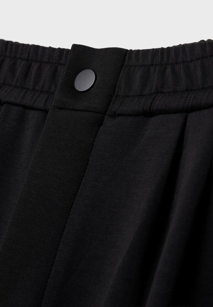 Pantalon à pinces à toucher doux